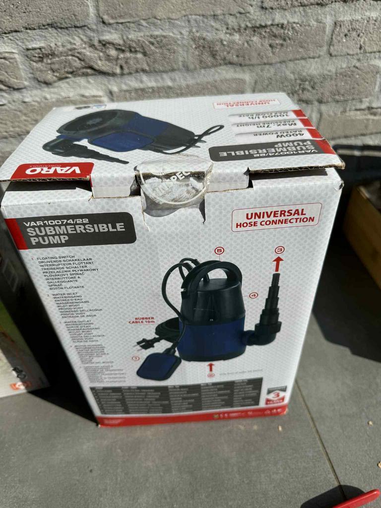 Regenputpomp te koop, Enlèvement ou Envoi, Comme neuf
