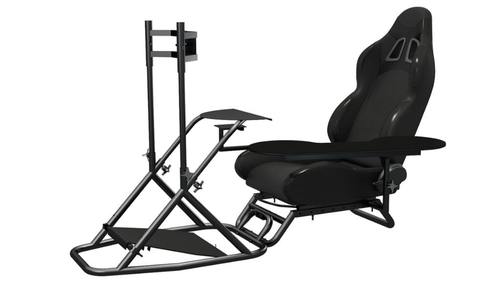 Obutto oZone cockpit game chair + Thrustmaster TMX Pro stuur, Computers en Software, Ophalen, Gebruikt, Thrustmaster