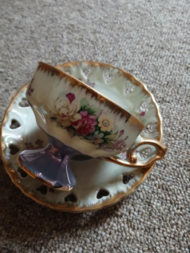 tasse et sous tasse ancienne nickel, Envoi
