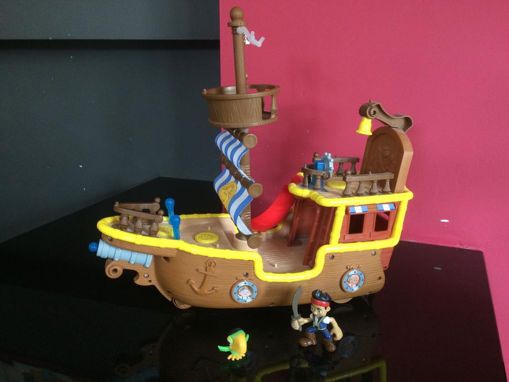 Bateau Jake et les pirates, Enlèvement, Utilisé