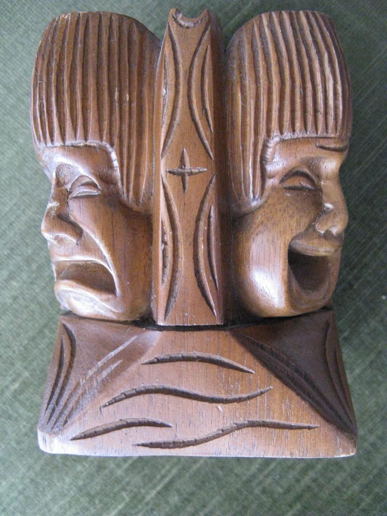 Pièce décorative congolaise en bois massif, Antiquités & Art, Envoi