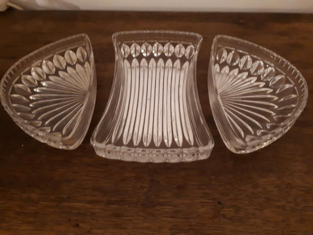 Vintage 70's , glasset 3 delig, Antiek en Kunst, Ophalen of Verzenden