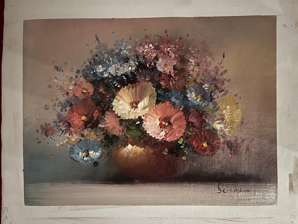Peinture à l’huile sur toile signée, Enlèvement ou Envoi