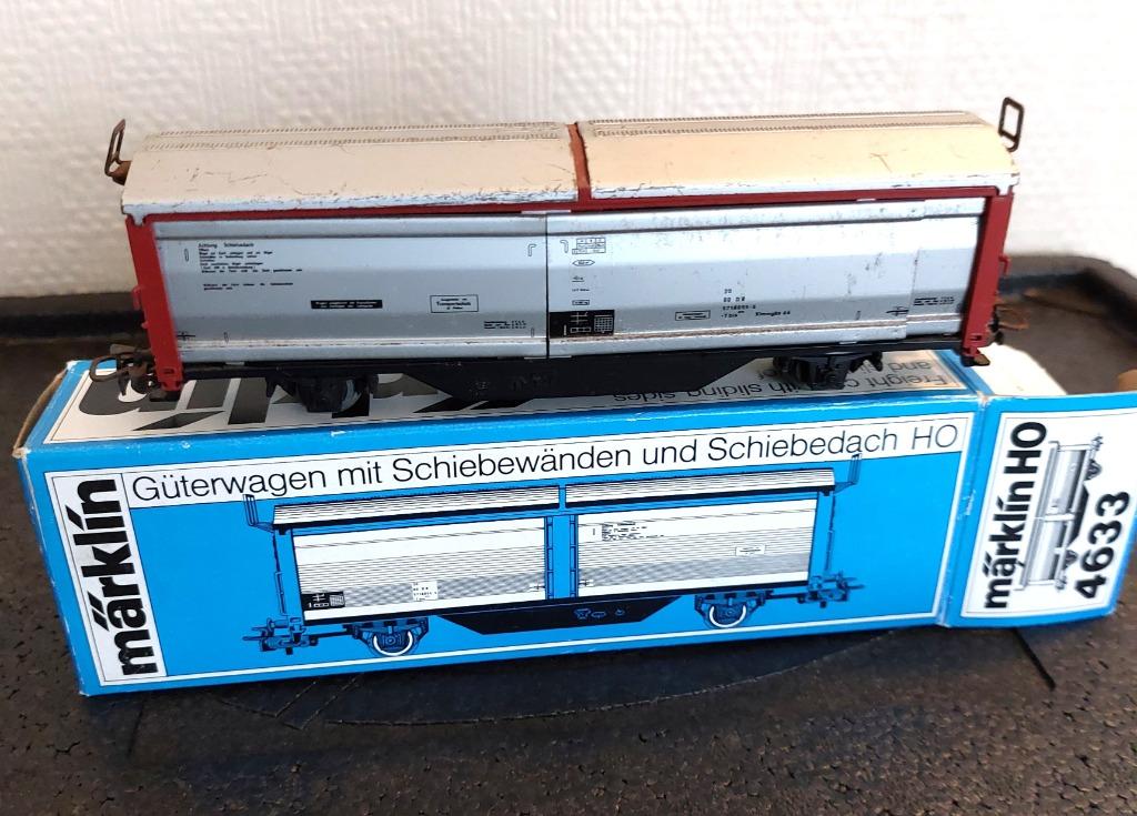 4633 Marklin HO -Schuifwandwagen (C25002147), Gebruikt, Marklin, Wagon, Ophalen of Verzenden