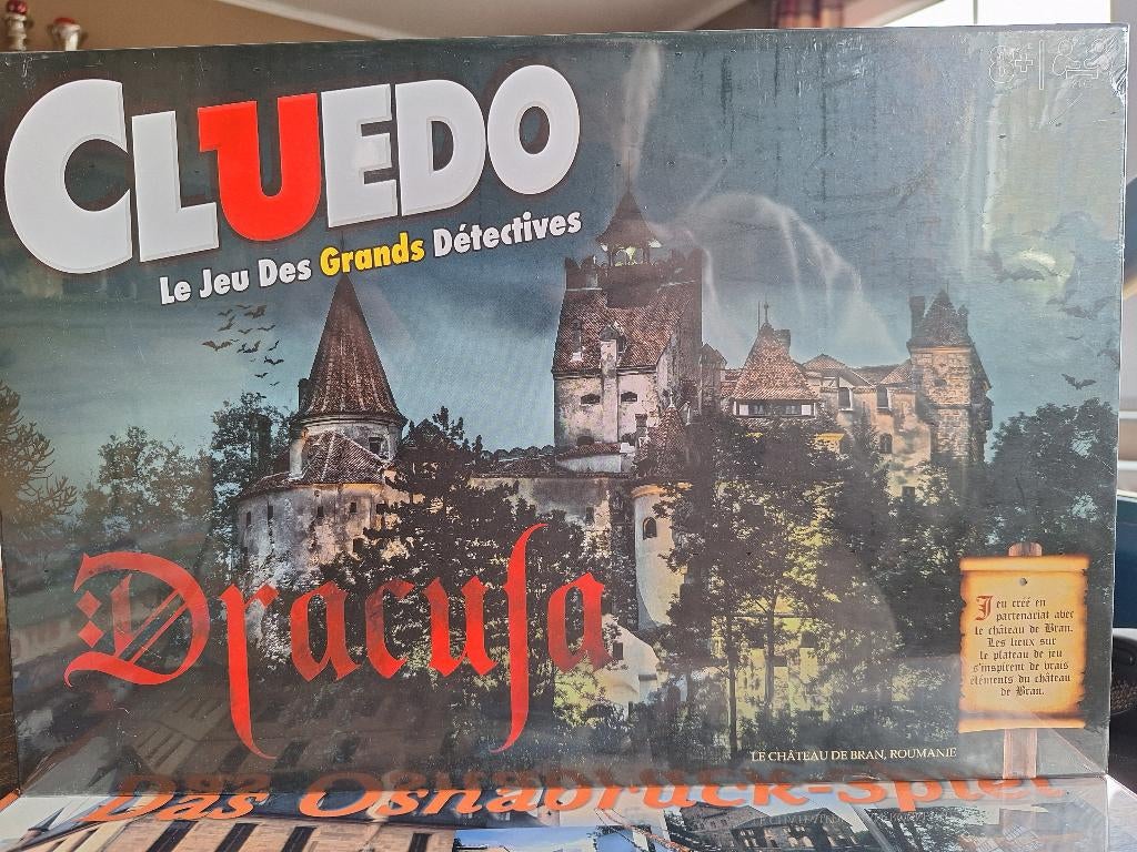 CLUEDO DRACULA, Hobby en Vrije tijd, Gezelschapsspellen | Bordspellen, Drie of vier spelers, Ophalen of Verzenden, Nieuw, Hasbro