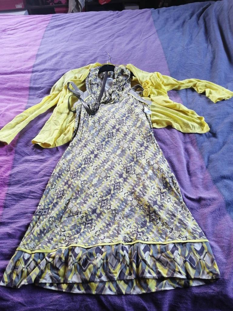 JURK / JASJE / RIEM MERK ATMOS FASHION - MAAT 38 DUUR IN AAN, Atmos fashion, Enlèvement ou Envoi, Porté, Taille 38/40 (M)
