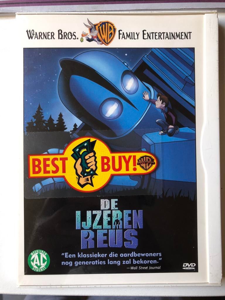 De ijzeren Reus DVD ( sealed ), Cd's en Dvd's, Ophalen of Verzenden, Nieuw in verpakking