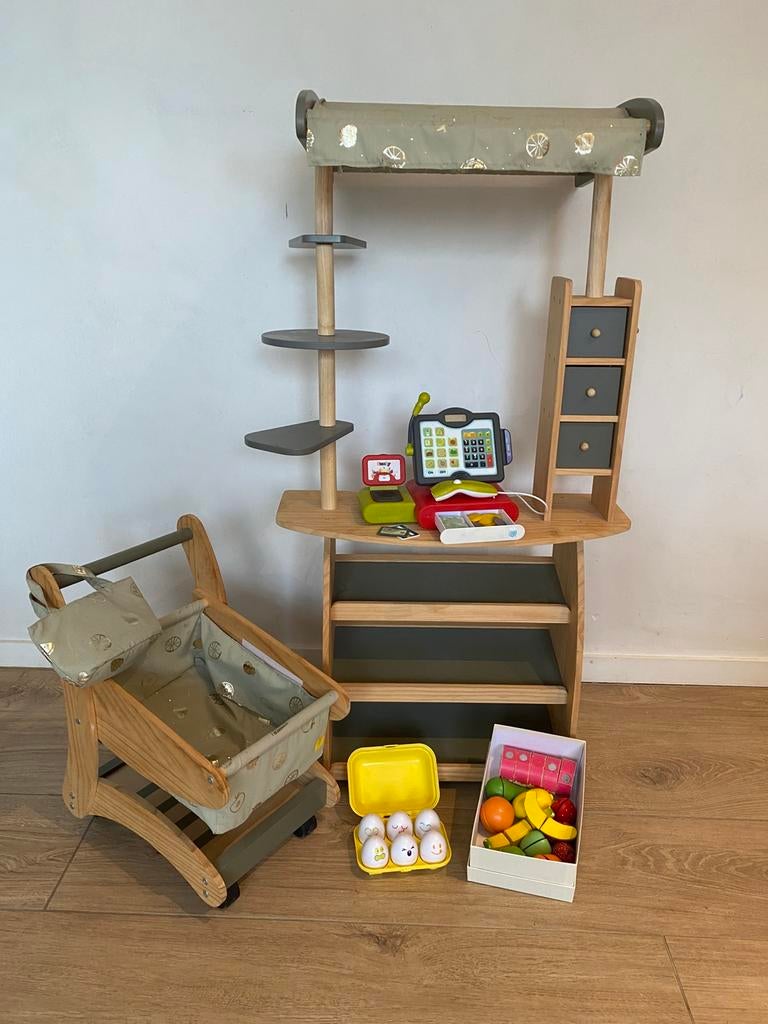 Houten winkeltje, Kinderen en Baby's, Ophalen, Gebruikt