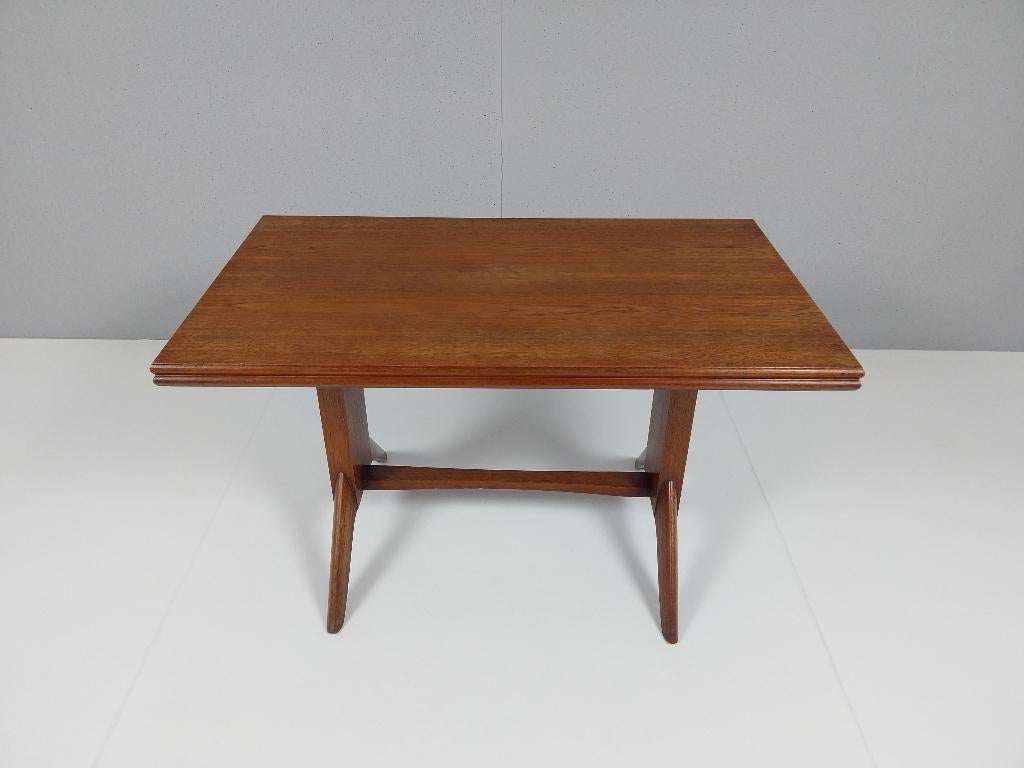 Vintage Verstelbare Salontafel van Wilhelm Renz, Jaren 60, Huis en Inrichting, Tafels | Eettafels, Ophalen, Gebruikt, 100 tot 150 cm