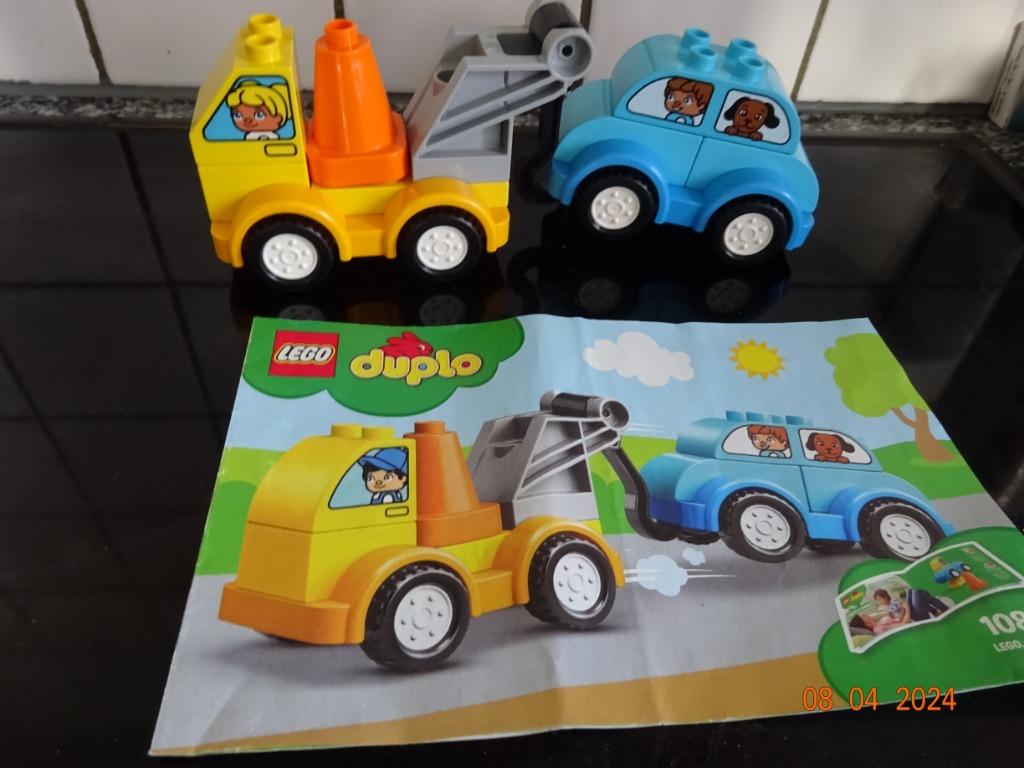 Duplo 10883, Mijn eerste sleepwagenVOLLEDIG*PRIMA STAAT*, Enlèvement ou Envoi, Ensemble complet, Duplo