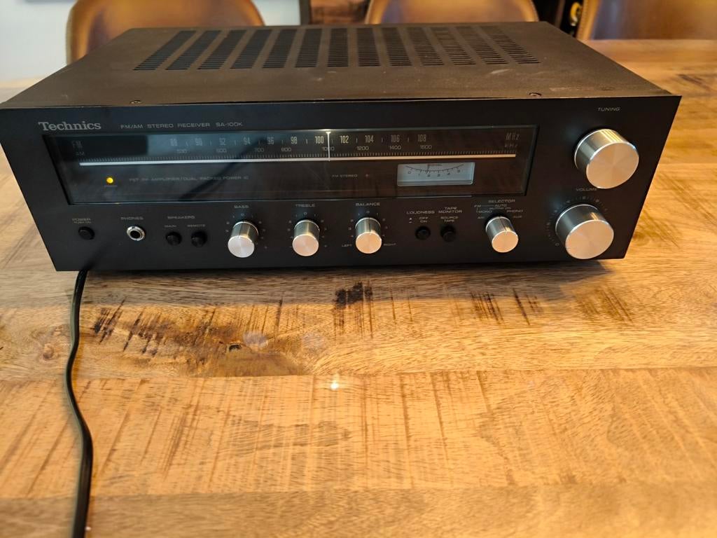 Récepteur stéréo Technics SA-100K (1978-79), TV, Hi-fi & Vidéo, Chaîne Hi-fi, Enlèvement ou Envoi, Utilisé