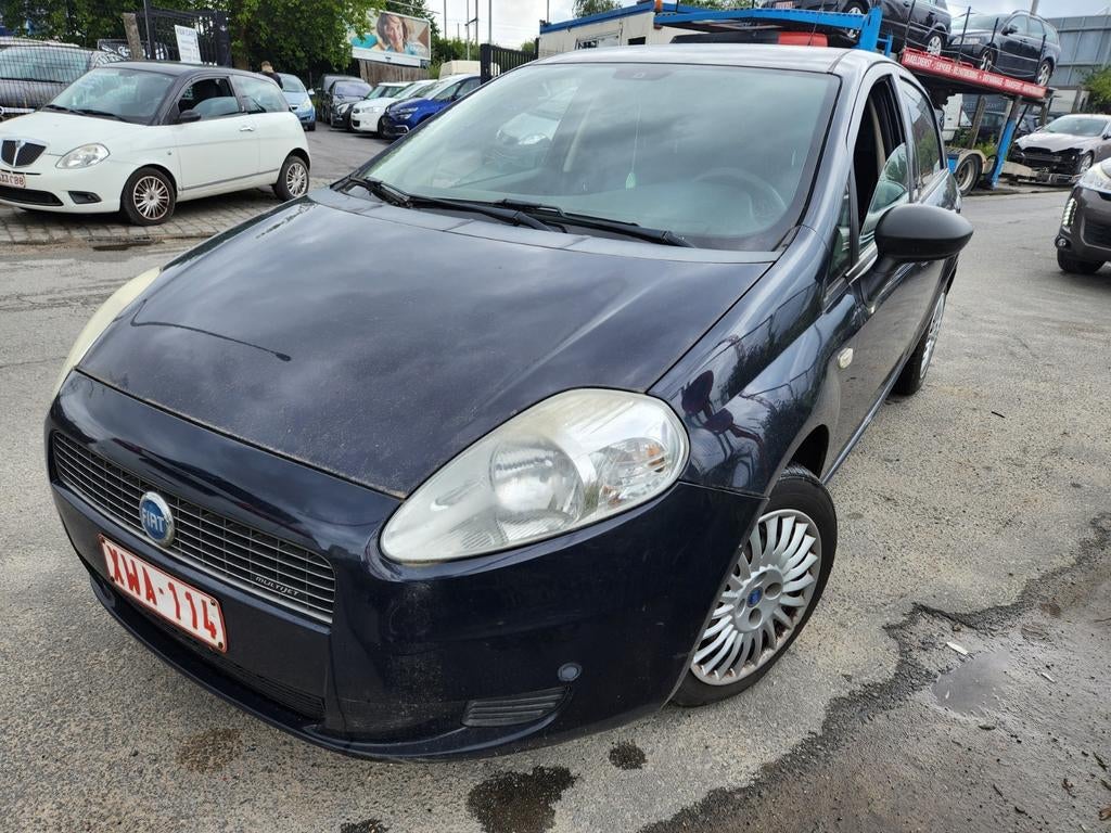 Fiat Punto **2007**1.3D**145.000km**, Zwart, Zwart, Bedrijf, 5 deurs