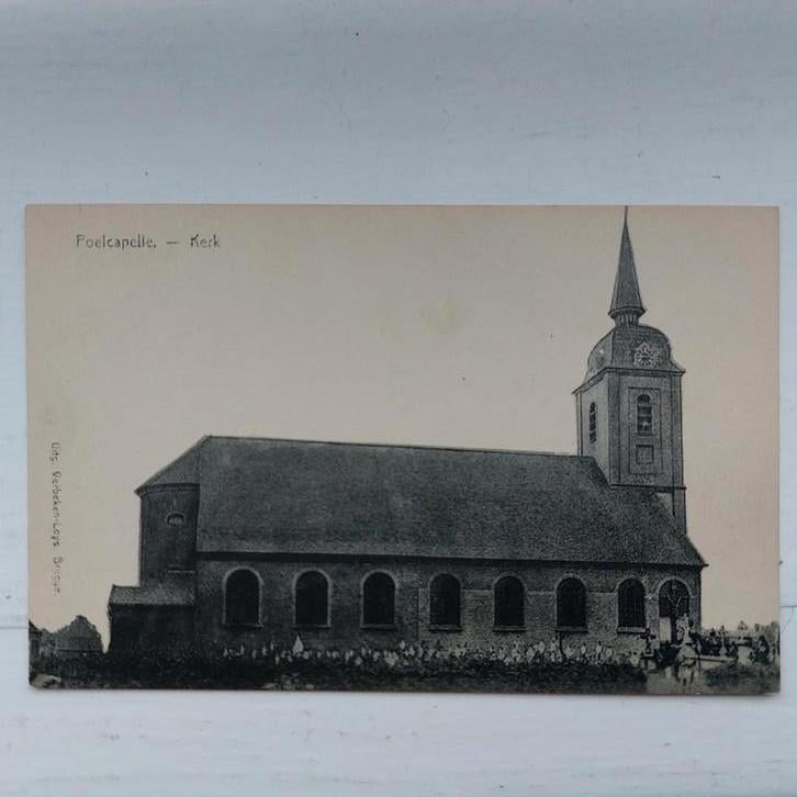 Oude postkaart Poelkapelle, Ophalen of Verzenden
