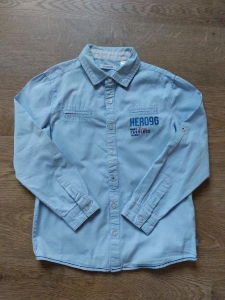 Chemise LM - Okaidi - 8 ans, Enfants & Bébés, Vêtements enfant | Taille 128, Garçon, Enlèvement ou Envoi, Okaidi, Chemise ou Chemisier