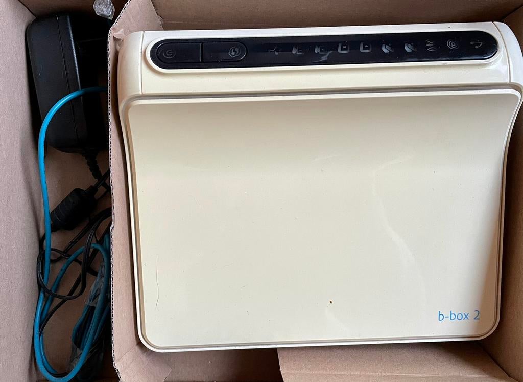 Modem Sagem b-box, Informatique & Logiciels, Enlèvement ou Envoi, Utilisé, Routeur avec modem