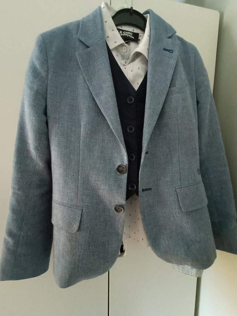 Blazer red en blu incl. Hemd en ondervest, Ophalen