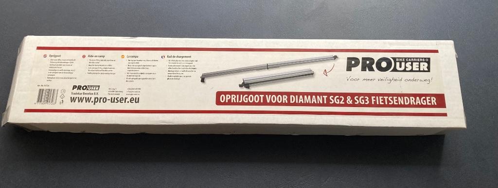 Oprijgoot fietsendrager Pro User Diamant SG2 & SG3, Ophalen, Nieuw, Fietsendrager-accessoire, 1 fiets