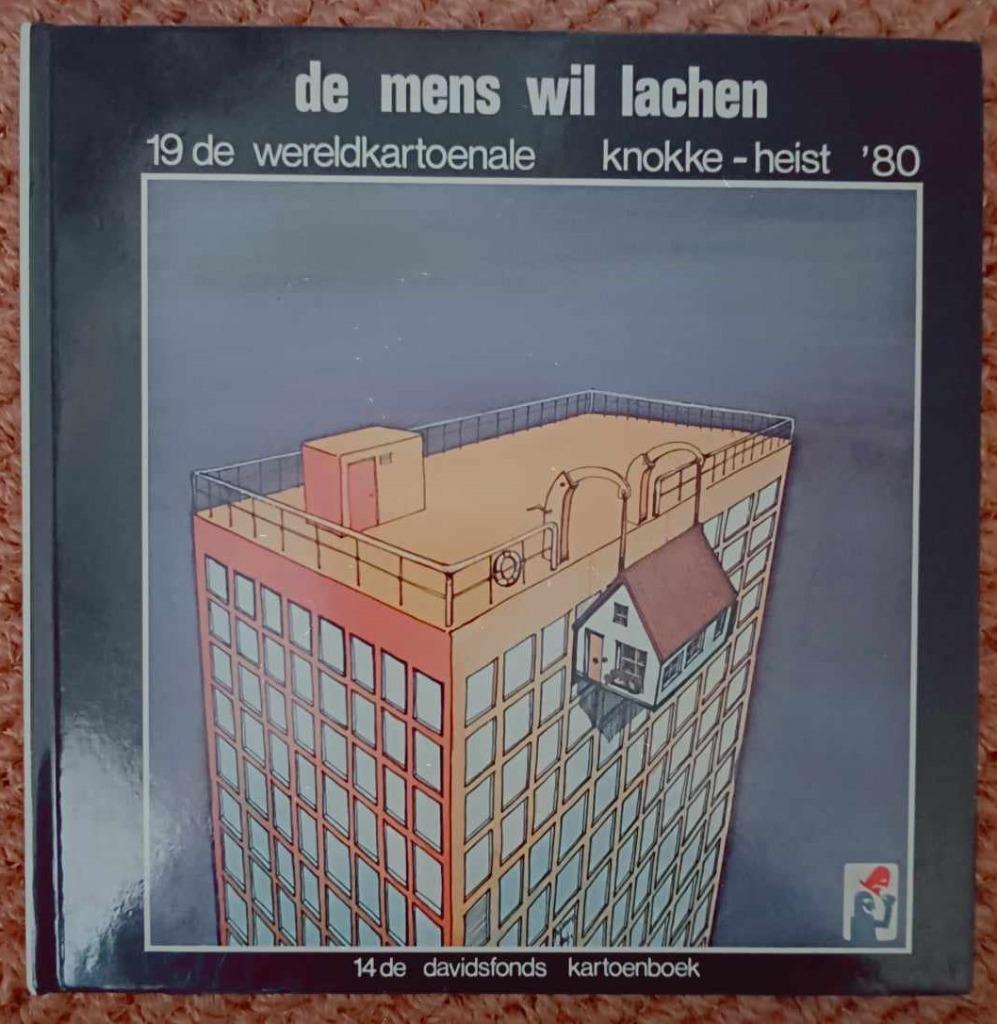 14de davidsfonds kartoenboek knokke-heist 1980, Ophalen of Verzenden, Zo goed als nieuw, Cartoons