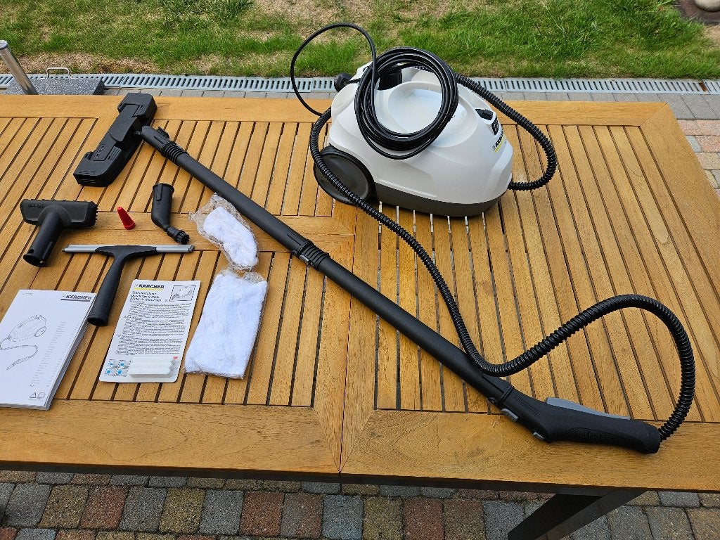 ccompacte stoomreiniger Karcher zo goed als nieuw, Ophalen, Zo goed als nieuw, Stoomreiniger