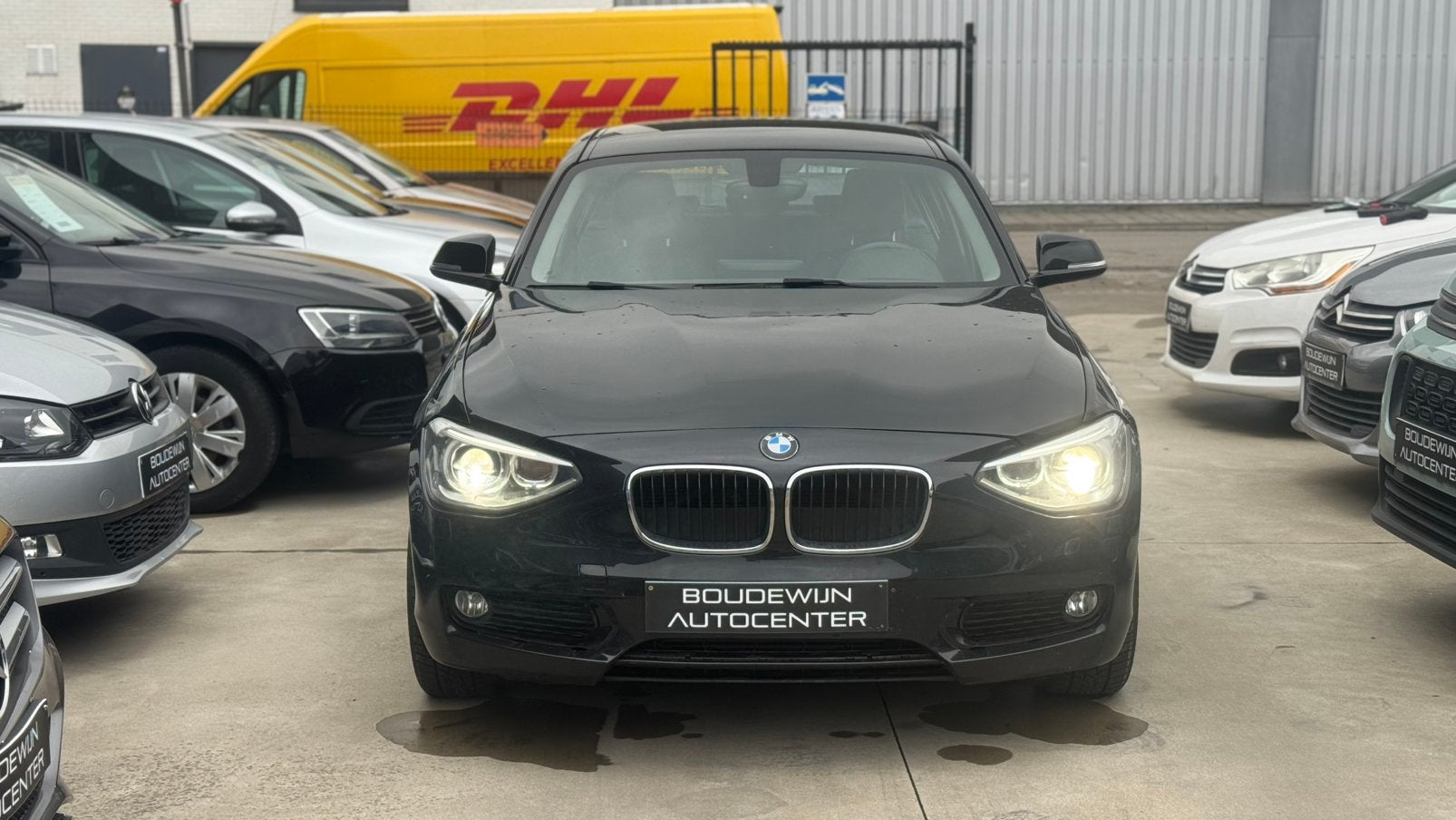 Bmw 1 Serie 116i 1.6Benzine  2014 170.xxxkm Garantie, Auto's, BMW, Electronic Stability Program (ESP), Zwart, Zwart, 5 deurs