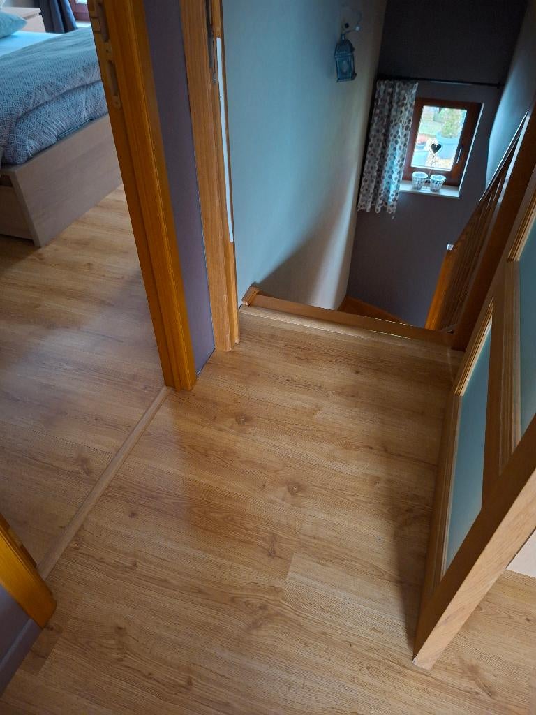 Lot 50 m2 Parquet Quick-Step, 50 à 75 m², Parquet, Brun, Enlèvement