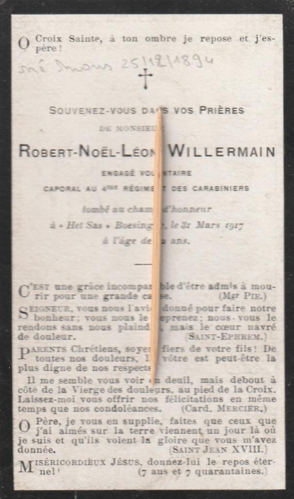 victime de guerre : 1914-18 : Soldat, Envoi