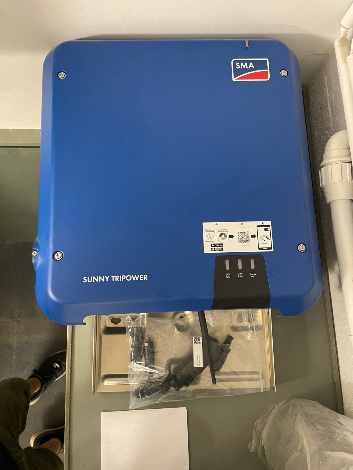 SMA omvormer Sunny Tripower 3 fasen, Doe-het-zelf en Bouw, Ophalen, Zo goed als nieuw