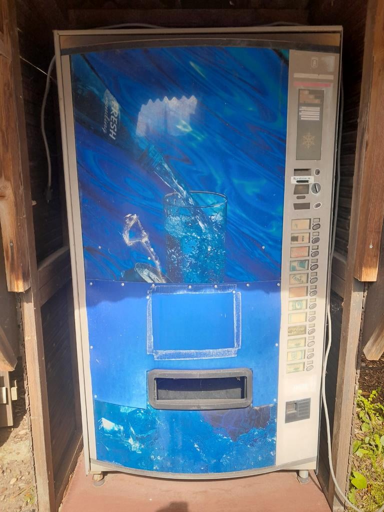Drankautomaat, Zakelijke goederen, Ophalen
