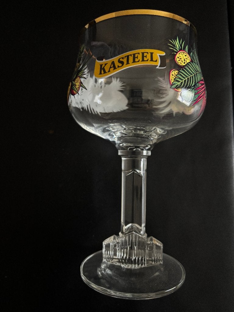 kasteelbier tropical glas (nieuw), Ophalen of Verzenden, Nieuw, Bierglas