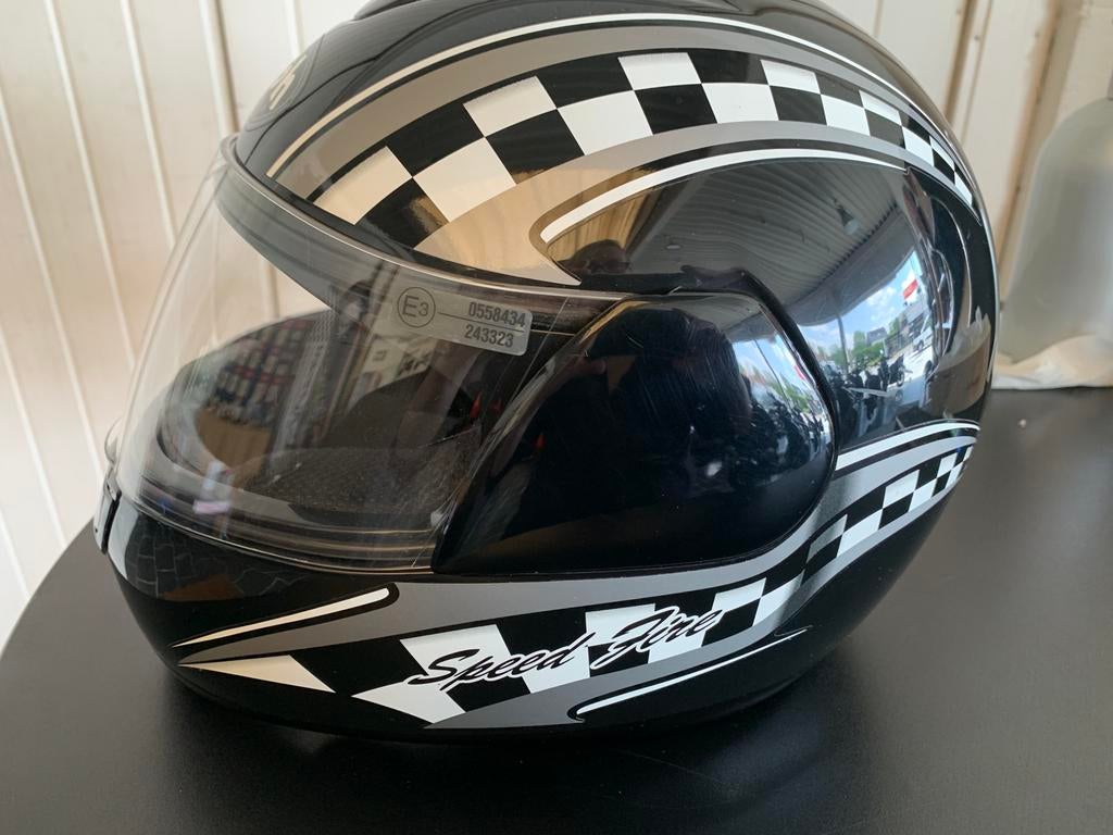 Scooterhelm - maat L, Fietsen en Brommers, Brommerhelmen, Ophalen of Verzenden, Zo goed als nieuw