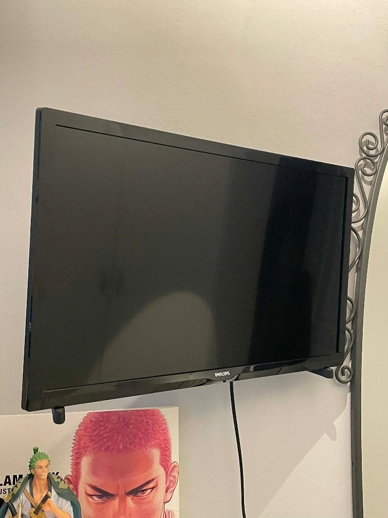 Philips TV + afstandsbediening + tv-houder, Ophalen, Zo goed als nieuw, Overige typen