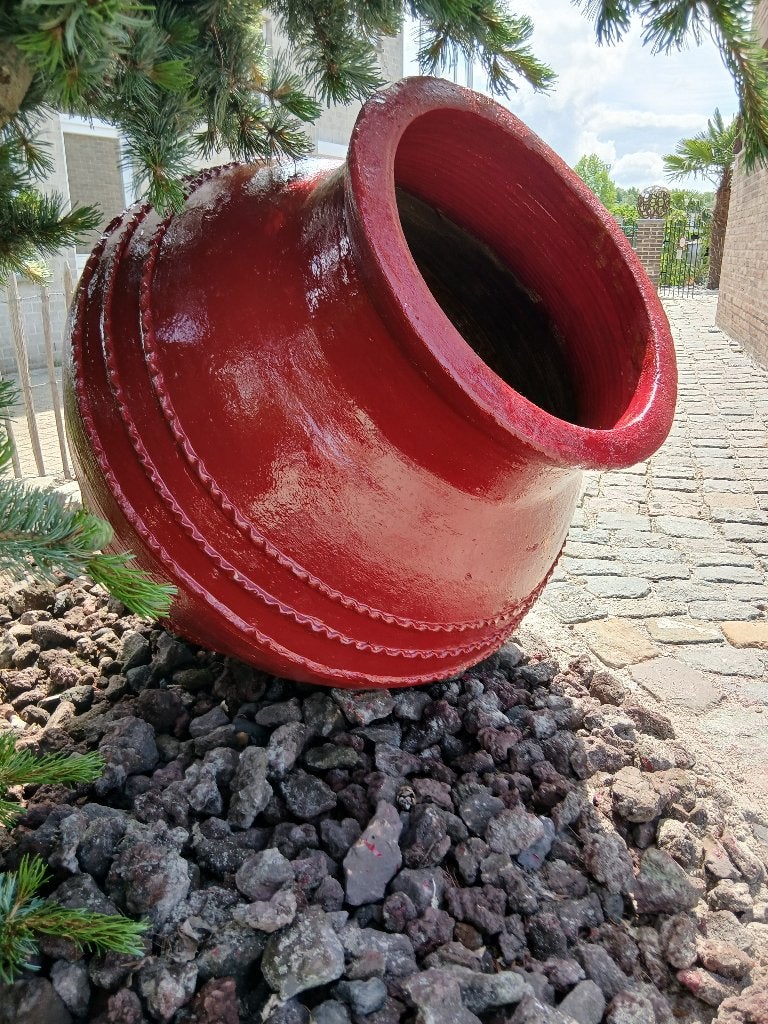 tuinbeeld & terracotta tuinvaas & xxxxl kruik, Tuin en Terras, Ophalen, Zo goed als nieuw, Overige materialen, Abstract beeld