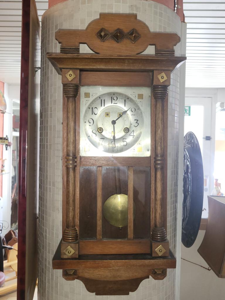 Antieke klok, mechanisme compleet gerestaureerd., Antiek en Kunst, Ophalen