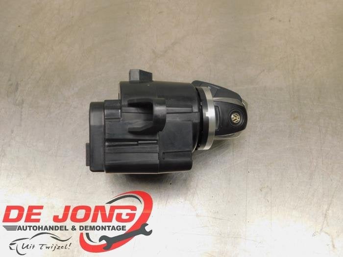 Serrure de contact + clé d'un Volkswagen Touareg, Volkswagen, -, 3 mois de garantie, Utilisé