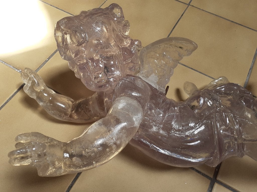 Ange 60 cm en plexi pour étalage ou décoration, Ophalen, Gebruikt, Etalage