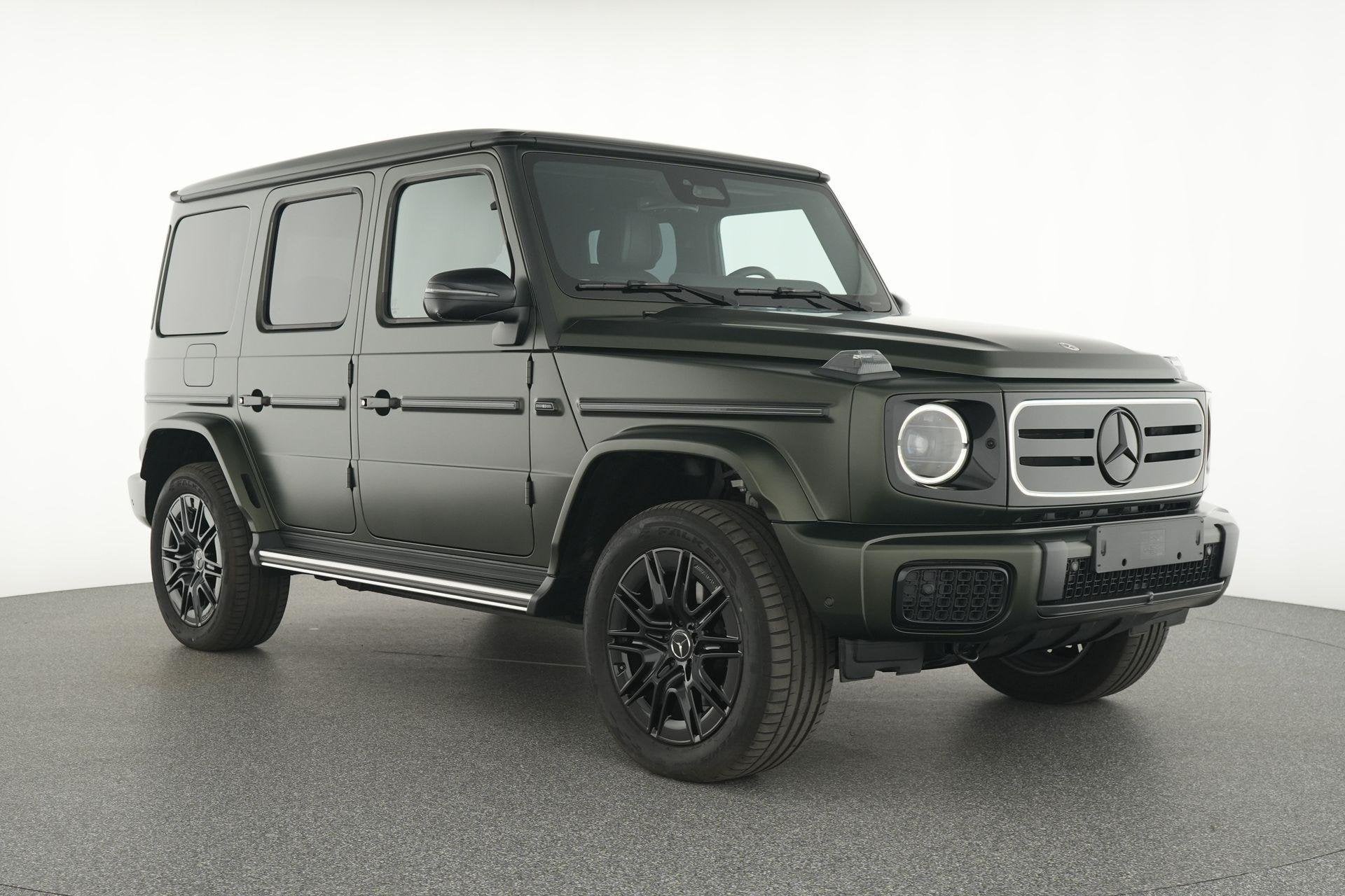 Mercedes-Benz G 580 AMG LINE + MANUFAKTUR + BURMESTER +, Auto's, Mercedes-Benz, Automaat, Verblindingsvrij grootlicht, 116 kWh