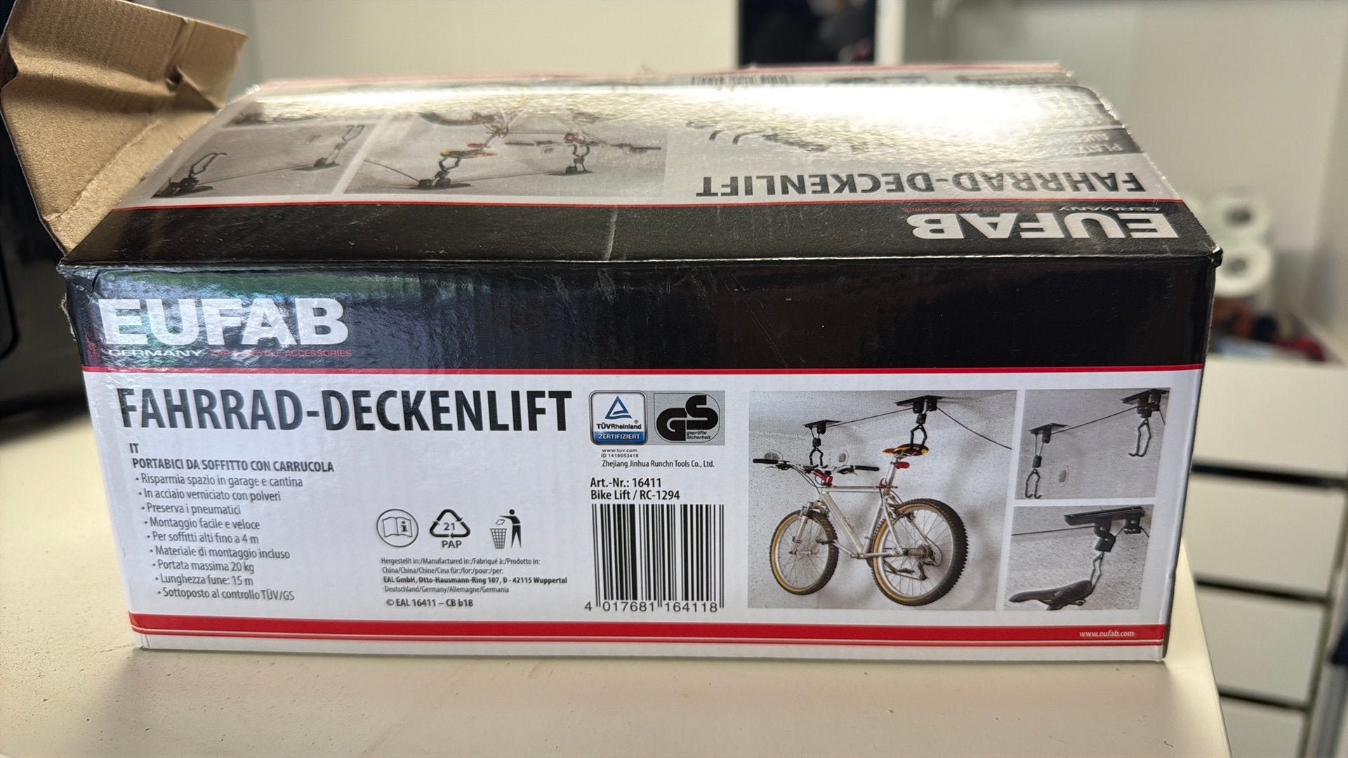 Fietslift 2x, Audio, Tv en Foto, Professionele apparaten, Ophalen, Zo goed als nieuw