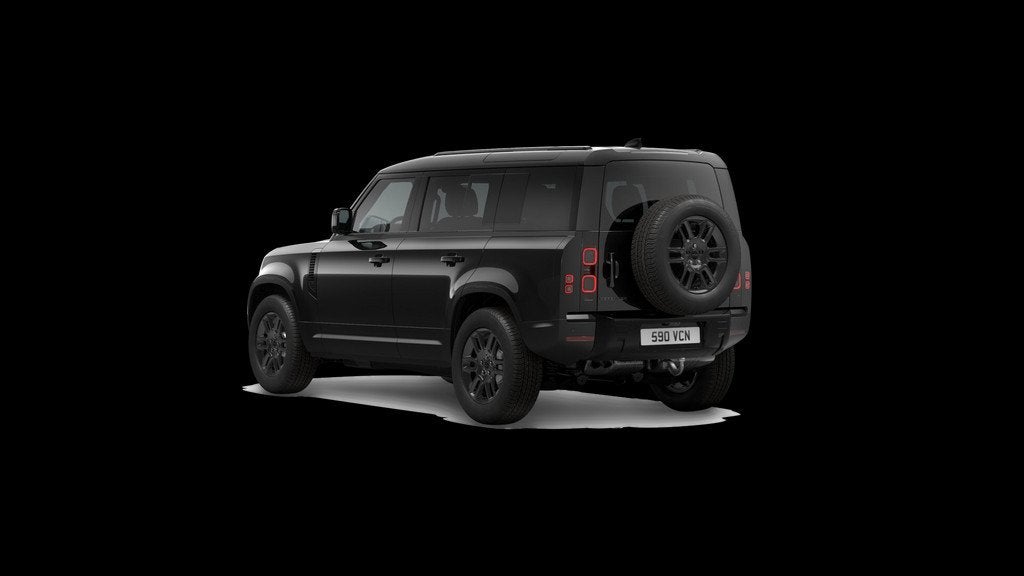Land Rover Defender 110 D250 S AWD Auto. 26MY (bj 2026), Automaat, Zwart, 2506 kg, Lederen bekleding