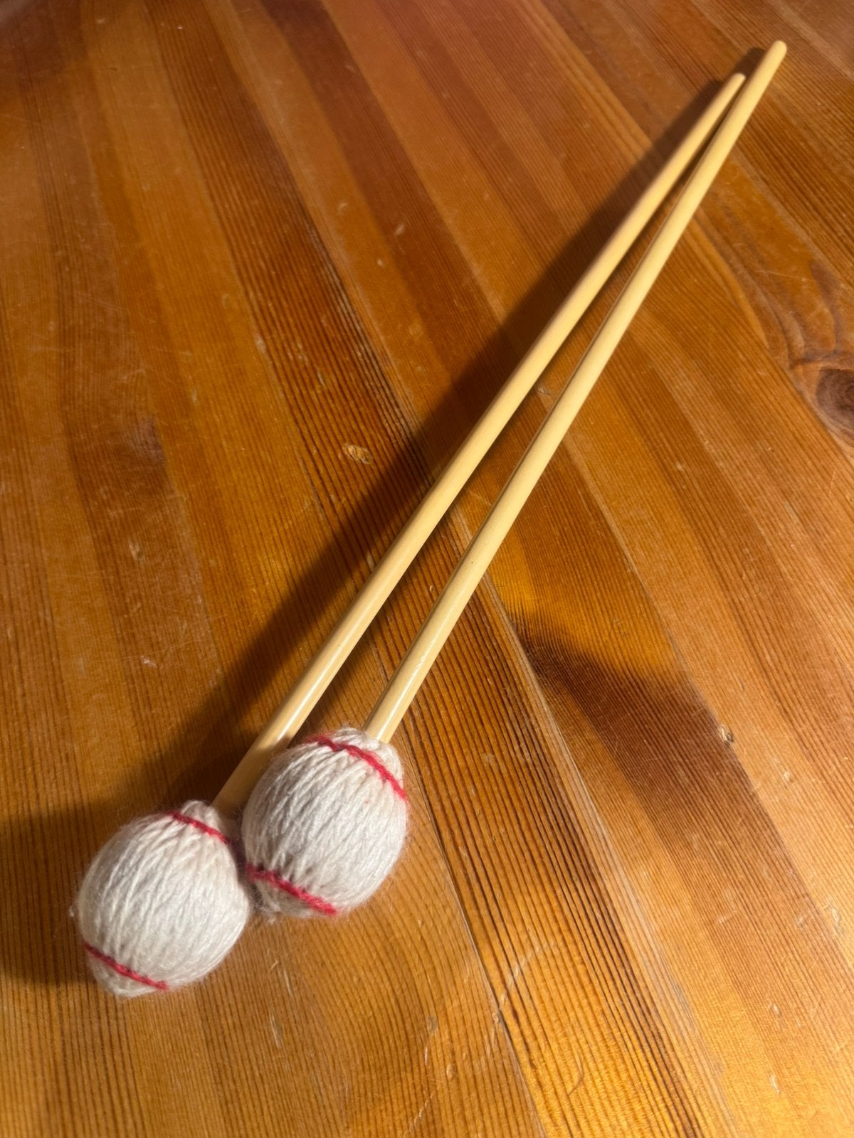 Mallets voor marimba, Musique & Instruments, Batteries & Percussions, Enlèvement, Comme neuf