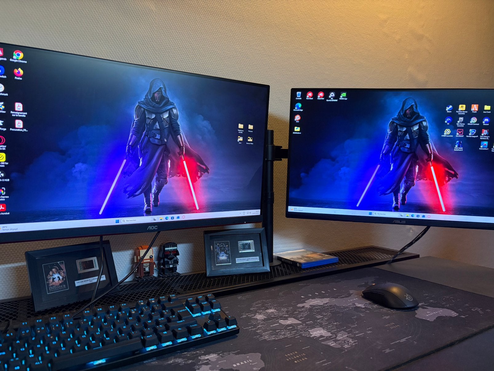 Setup Pc Complet, Computers en Software, Monitoren, Zo goed als nieuw, 201 Hz of meer, DisplayPort, HDMI, Gaming, Full HD, Minder dan 1 ms