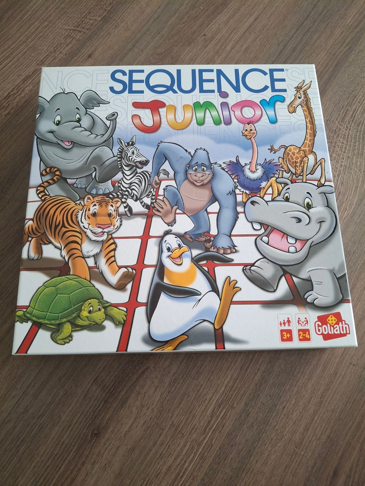 sequence junior, Een of twee spelers, Ophalen, Zo goed als nieuw, Goliath