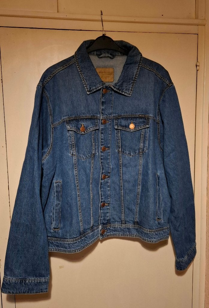 Jeans bomberjack, Kleding | Heren, Ophalen, Nieuw, Blauw, Jas of Mantel