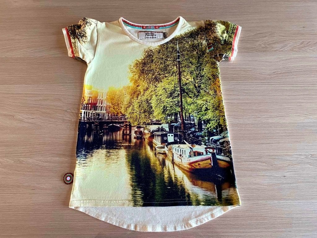 t-shirt - 4FF (4funkyflavours) - maat 146/152, 4funky flavours, Meisje, Ophalen of Verzenden, Zo goed als nieuw