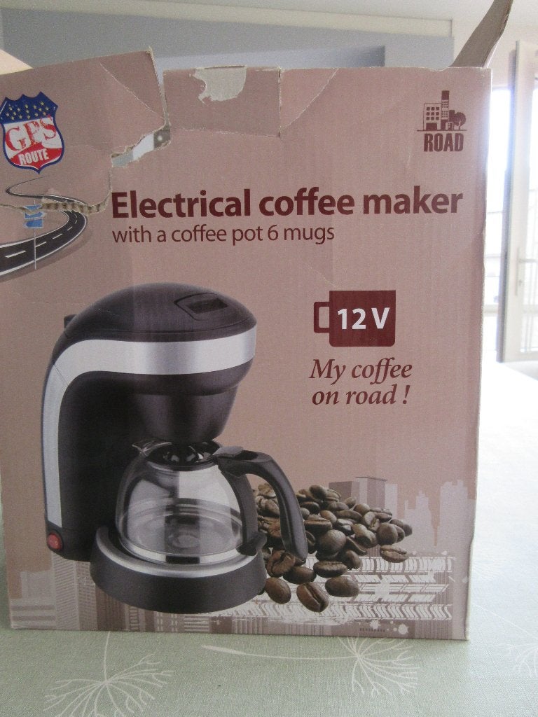 koffiezet voor auto of mobilhome 12v, Ophalen, Zo goed als nieuw