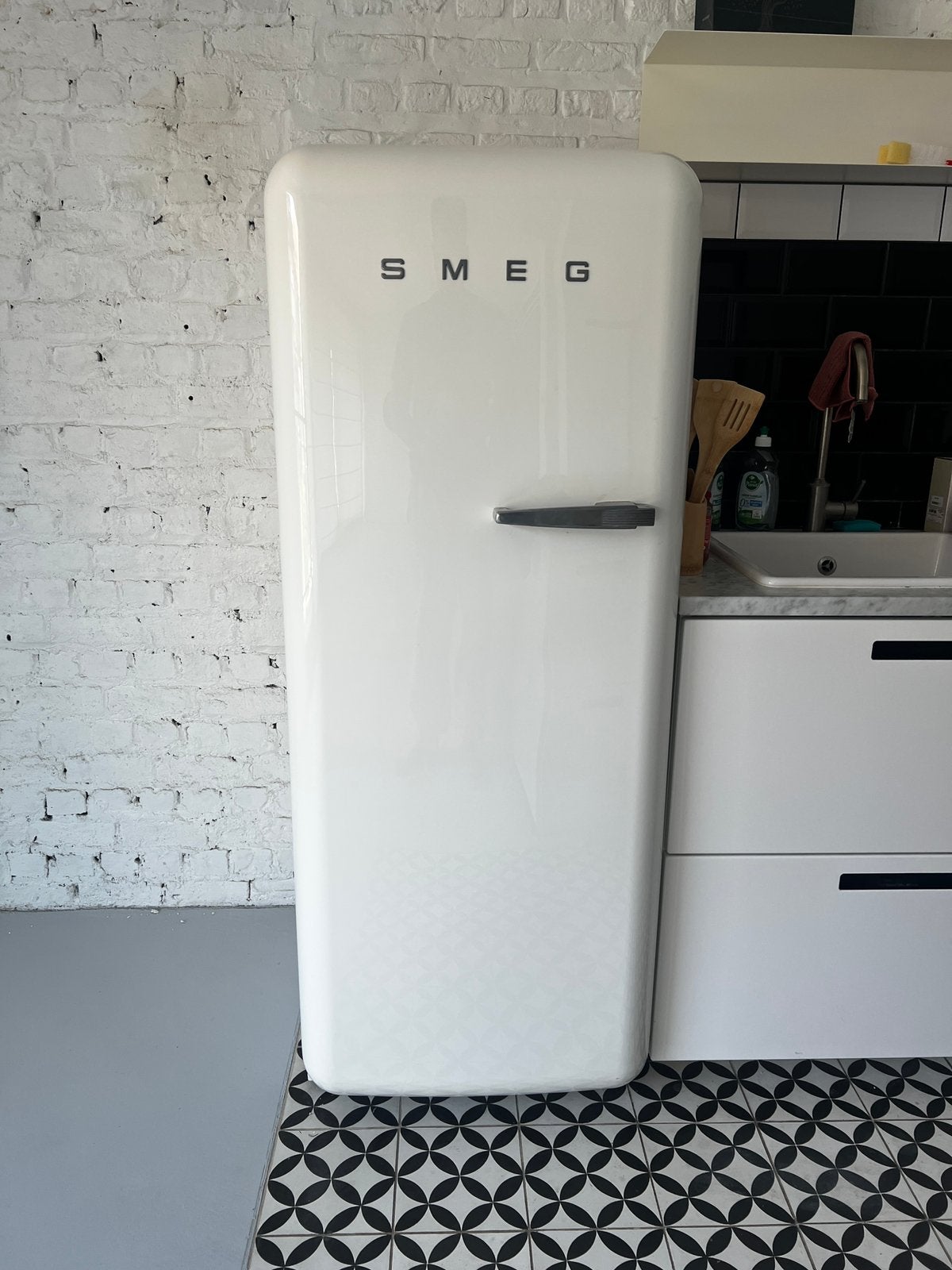 Smeg FAB28 50jaar serie - Wit, Elektronische apparatuur, Koelkasten en IJskasten, Verzenden, Gebruikt