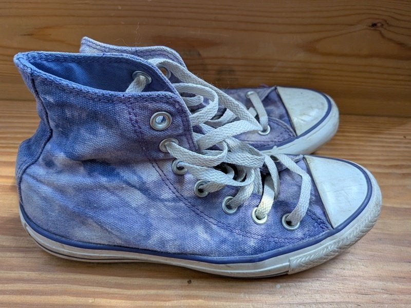 Converse haute fille mauves - pointure 36, Enlèvement, Utilisé, Fille