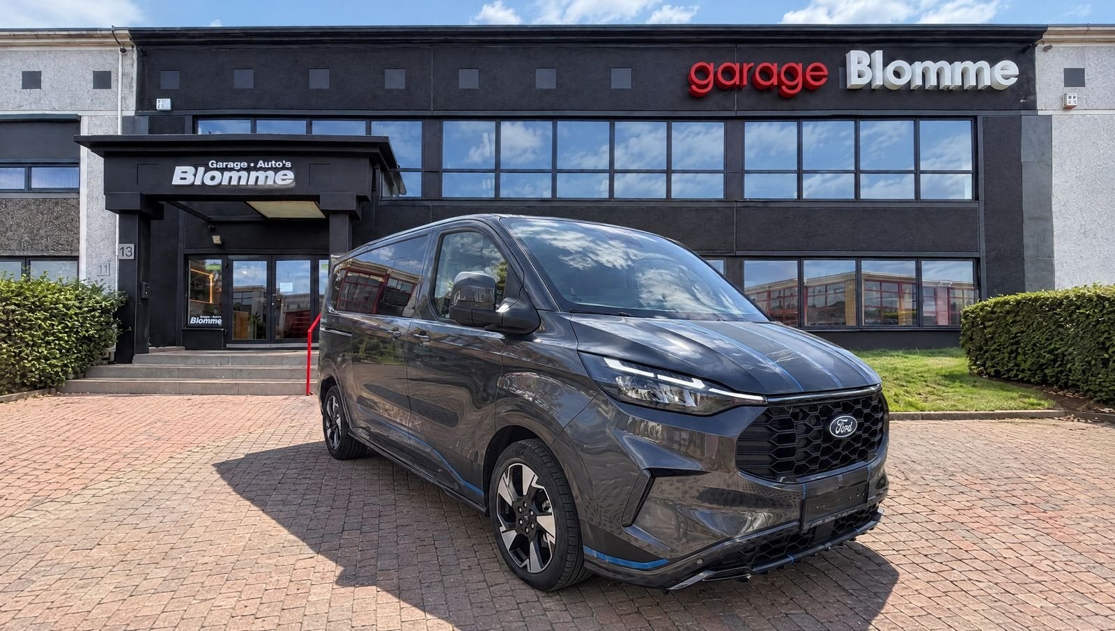 Ford Transit Custom SPORT 320 2.0 TDCI L2H1 NIEUW 5 jaar fab, Autos, Argent ou Gris, Achat, Euro 6, Entreprise