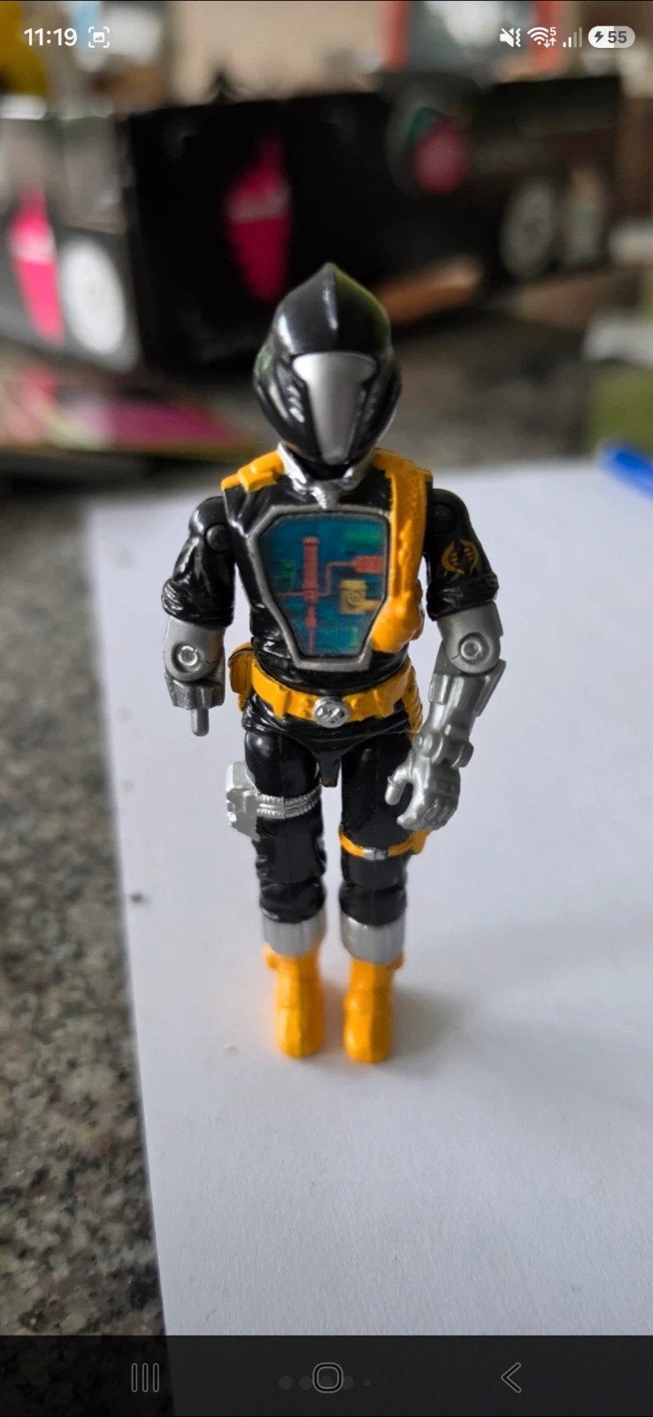 gi joe Cobra B.A.T 1986, Collections, Enlèvement