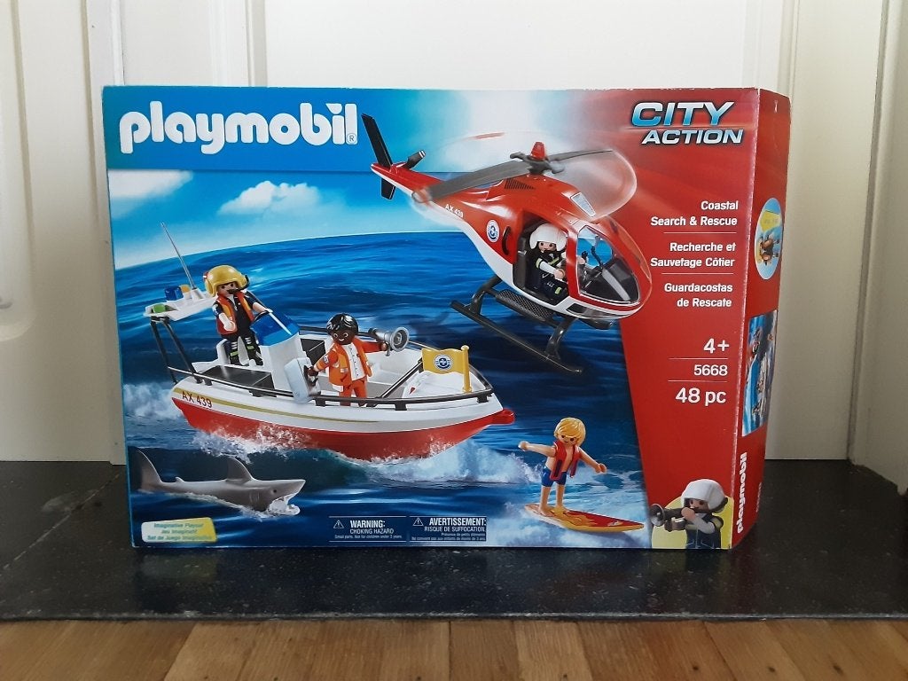 PLaymobil reddingsteam, Kinderen en Baby's, Ophalen of Verzenden, Zo goed als nieuw, Complete set, Voertuig