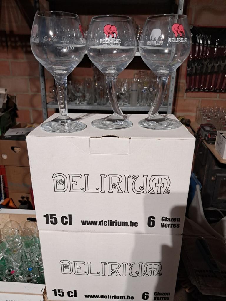 Delirium glazen, Ophalen of Verzenden